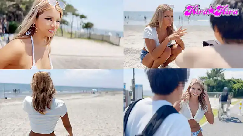 BLK-648 黑辣妹沙灘上發騷！立即帶回家，想怎麼操都可以！ ！ ~ 黒咲華 的劇照12