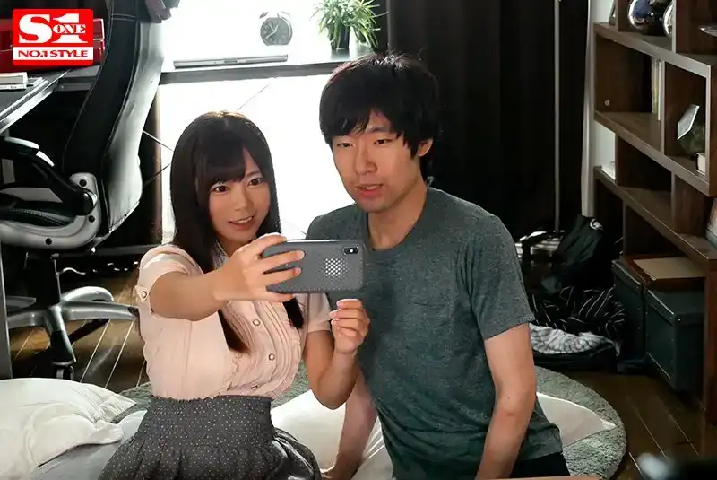 SSNI-580 嬌小女友被巨漢先輩同事壓在身下寢取了，從羞恥到漸漸陷入快感 ~ 羽笑美晴的劇照8