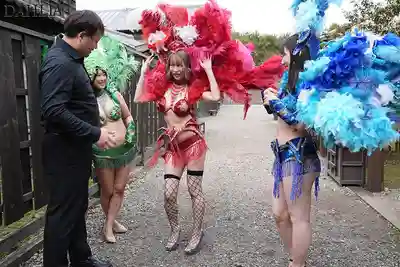 DLDSS-407 人妻桑巴NTR：田舍村辣裝巨乳人妻引爆夏祭中出大亂交 ~ 入田真綾  的劇照10