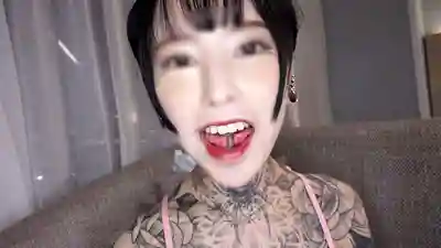 HONB-439 初次拍攝 神秘刺青妹子露臉登場的劇照15