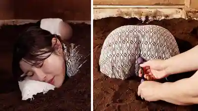 SGKI-059 限定美豔空姐人妻 砂風呂埋身動彈不得NTR淫蕩拘束按摩 老公就在旁邊卻幹玩到高潮不停的沉默尖叫 ~ 有棲舞衣 森澤佳奈 鬆井日奈子 的劇照11