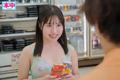 HMN-730 便利店套套庫存都要被榨幹了！性欲爆棚的巨乳兼職學生妹瘋狂勾引，已婚店長忍不住了，套套用光都不夠，直接在後倉搞起無套中出NTR ~ 夕木小彩 的劇照4