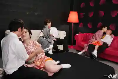 1PON-010116_220 美熟女滿場的狂野亂交派對 ~ 松本痲里奈 北條麻妃 江波亮的劇照11