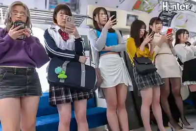 HUNTC-423 電車站街妹！1次1萬5？談得好還能無套內射！ ~ 園田ひなの 堤芹奈 花衣つばき 甘野乃愛 高城なぎさ 小鳩琉璃 的劇照14