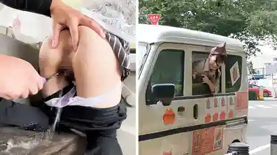 SGKI-071 人氣AV女優挑戰！邊被操邊賣熱狗 ~ 逢月日葵 小阪ひまり 的劇照11