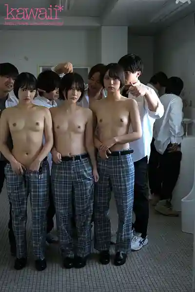 CAWD-946 誤入男校的三個女生淪為全班肉便器 ~ 八坂凪, 小松本果, 萌波鈴的劇照16