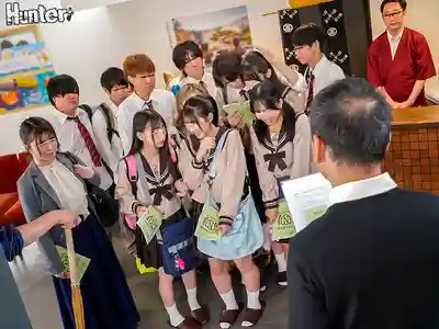 HUNTC-565 定額隨便插 修學旅行篇 只要按月付費 修學旅行中的女學生和女教師都能隨便插 ~ 浦上日紀 皆月光 清巳麗乃 菊池春 美咲音 冬愛琴音 的劇照14