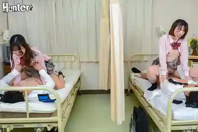 HUNTC-545 求你別再幹了！高潮太多次腦子要壞掉了！說好只做一次的！你到底要中出幾次！處男絕倫男追著女同學滿場跑 超高速活塞幹到不舉為止瘋狂中出！學校旁廢棄醫院裡和好閨蜜同學…的劇照12