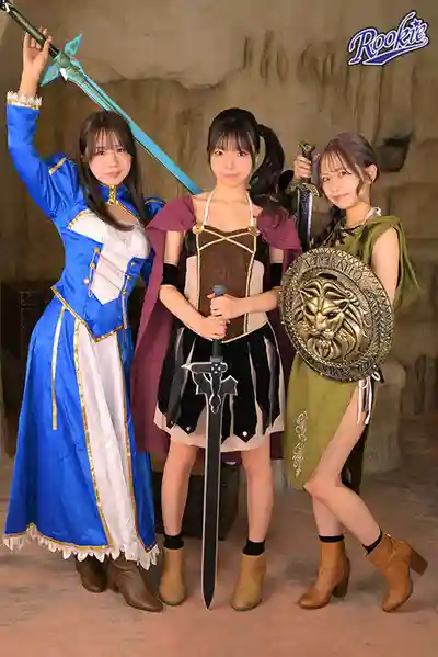 RKI-764 寶箱翹臀怪 被寶箱吞掉只有屁股露出的女冒險者們 從背後無套中出想幹就幹吧! ~ 佐野葉月 佐野りか 橘伊織的劇照11