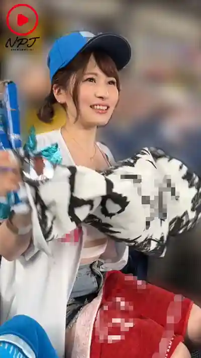 NPJS-011 和那個頻繁被職棒轉播鏡頭拍到的鐵桿日●火●球迷美少女再會！夜場賽前先幹一炮，比賽後還來繼續中出！ ~ 優梨舞奈的劇照6