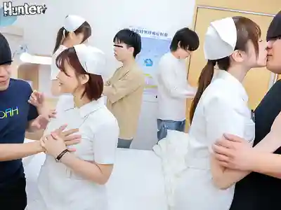 HUNTC-648 童貞治驗打工 跟騷氣護士一起破處畢業! 本院為醫學發展與子孫繁榮招募檢測處男喪失童貞時各項數值的治驗志工的劇照13