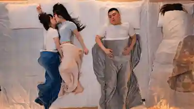 FTKD-044 睡在邊上的蕾絲繼女們傳來嘖嘖聲…一看竟是美人姐妹在搞百合！大叔硬到爆被發現後她們微笑著撲上來猛吸肉棒 ~ 花守夏歩 小日向愛琉的劇照11